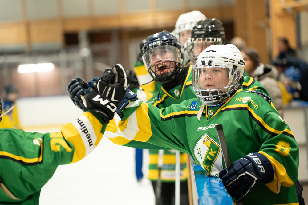 Match mot Finland i ringette